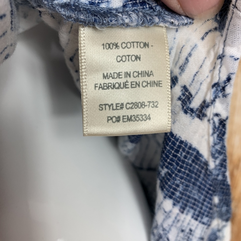 Cloth and Stone Top Button Up Blouse Acid Wash Sm - Picture 6 of 7